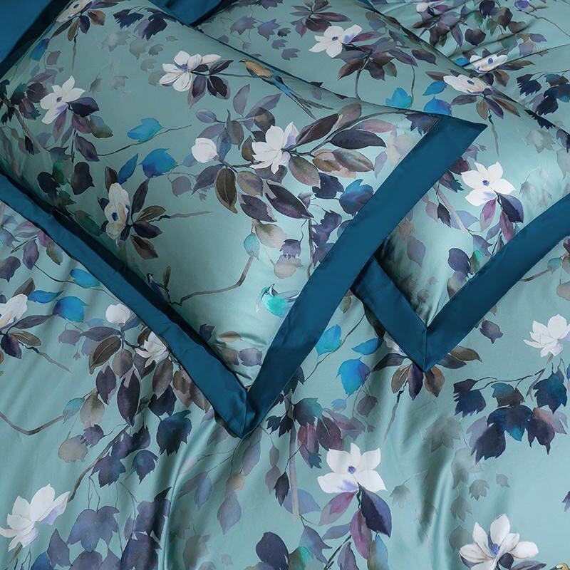 Watercolor Bloom - Luxury Egyptian Cotton Duvet Cover Set