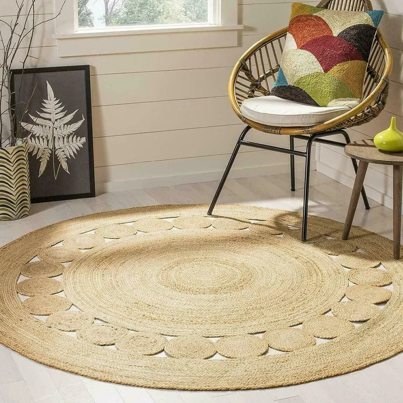 JuteNest - Sustainable Jute Rug for Your Home