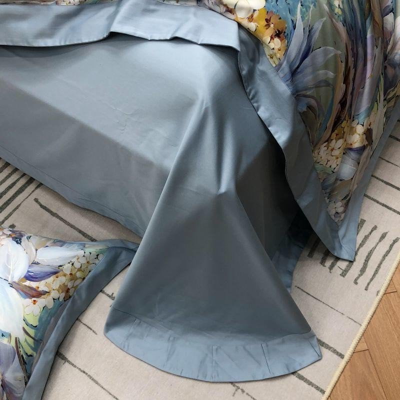Hydrangea Haven – Luxurious Egyptian Cotton Duvet Cover Set