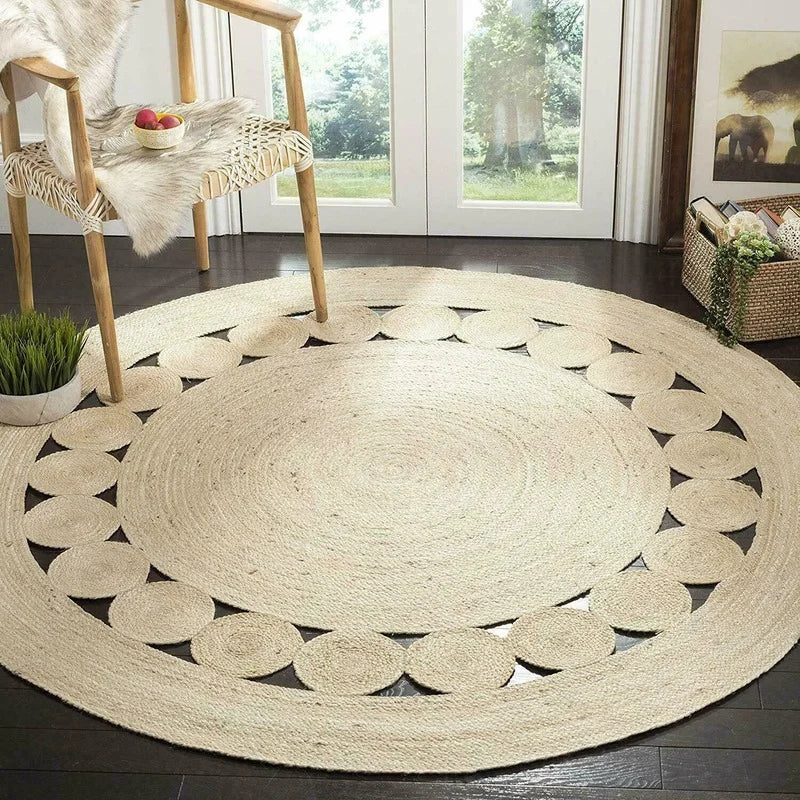 JuteNest - Sustainable Jute Rug for Your Home