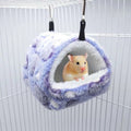 HarryHamster - Soft Hamster House Whiteh Hammock