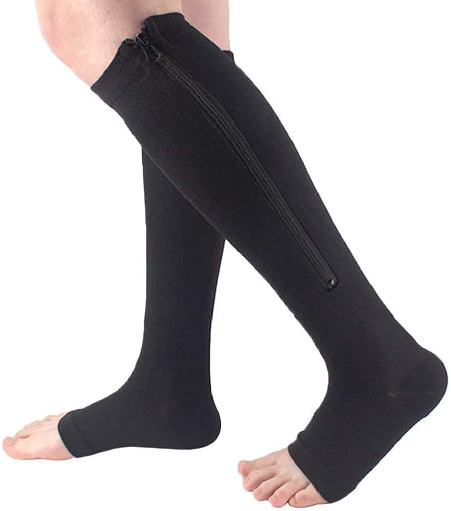 SupportEase - Steunkousen met Rits voor Comfort