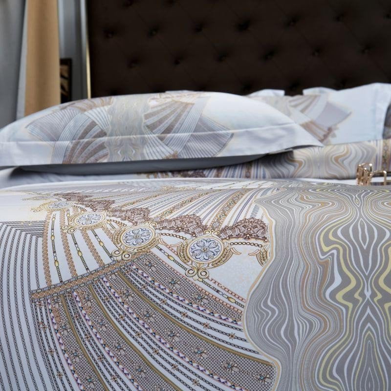 Silver Sails – Luxury Egyptian Cotton Duvet Cover