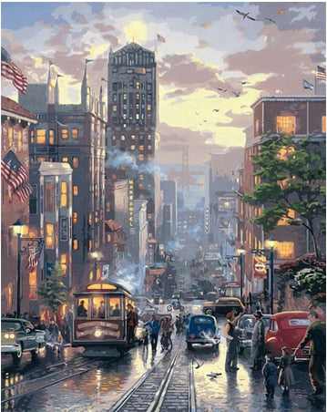 City Portrait (Paint by Numbers)