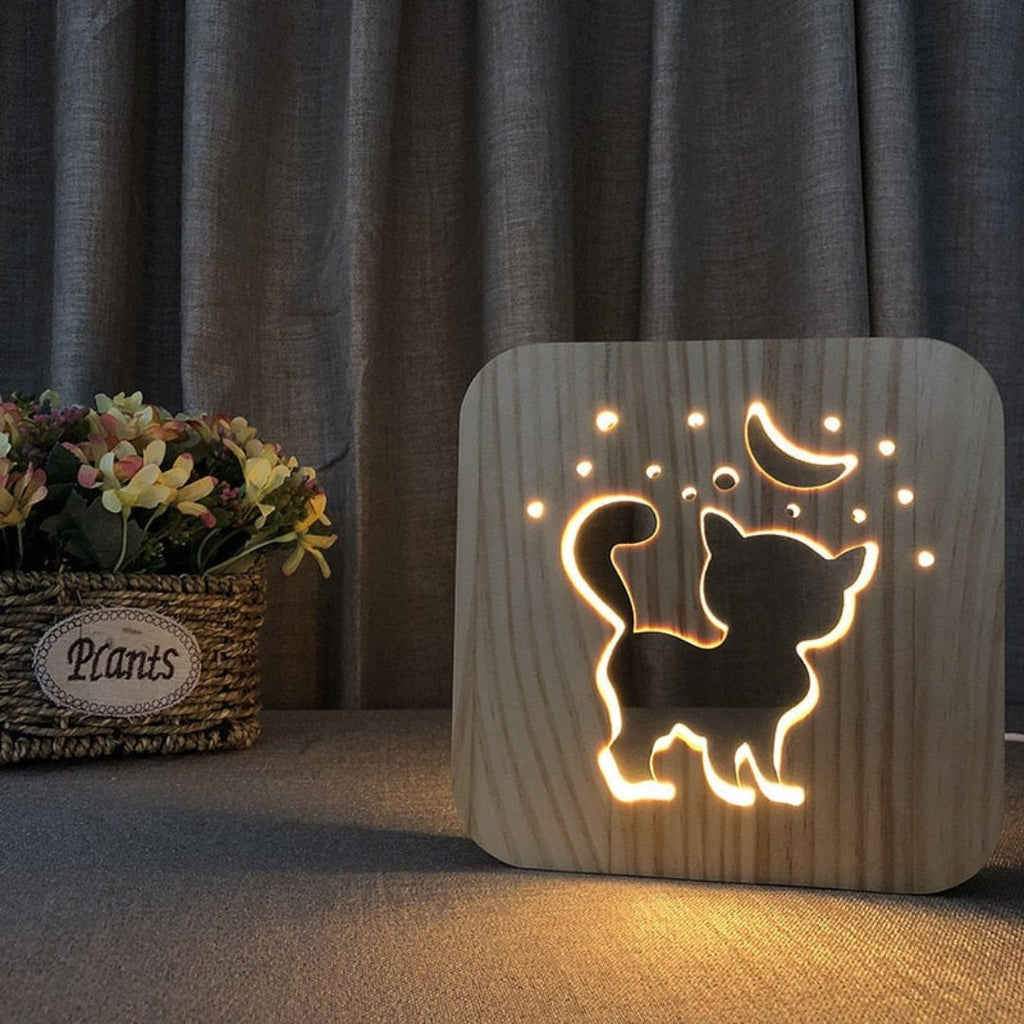 DesignLight - Elegant Wooden Table Lamp for Atmospheric Warmth