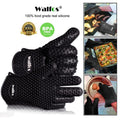 GrillGuard - Heat-Resistant BBQ Gloves for Safe Cooking