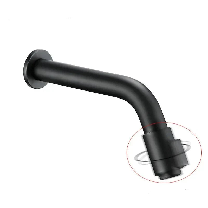 Modern Matte Black Wall-Mounted Faucet - for Luxury Bathroom & Kitchen
