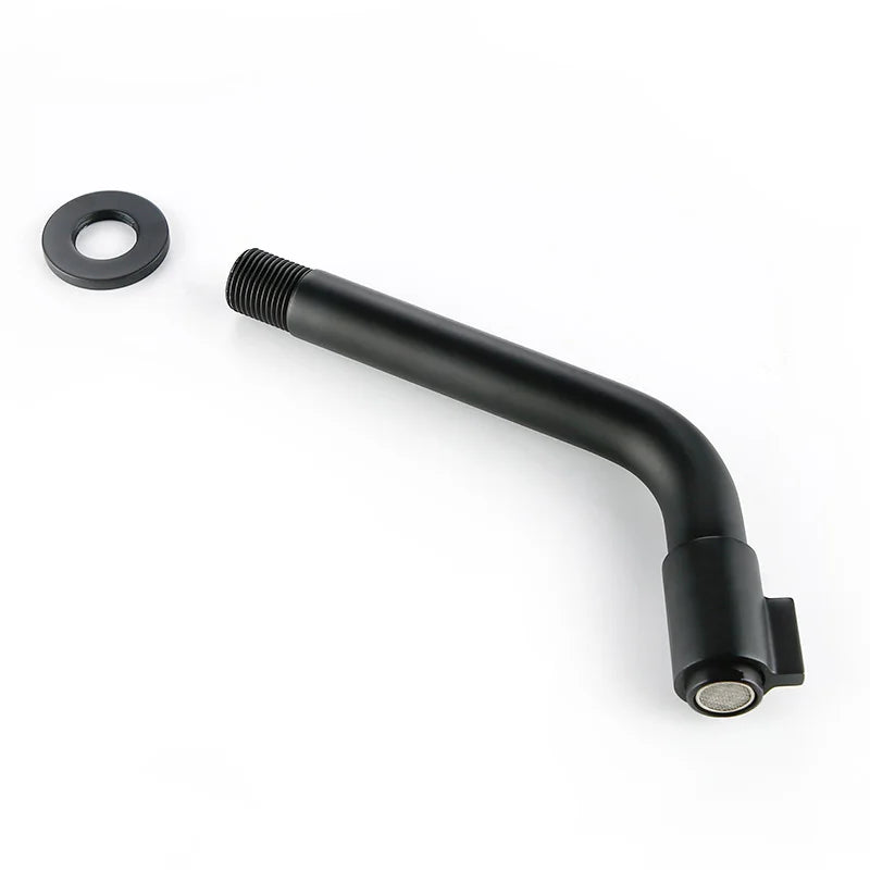 Modern Matte Black Wall-Mounted Faucet - for Luxury Bathroom & Kitchen