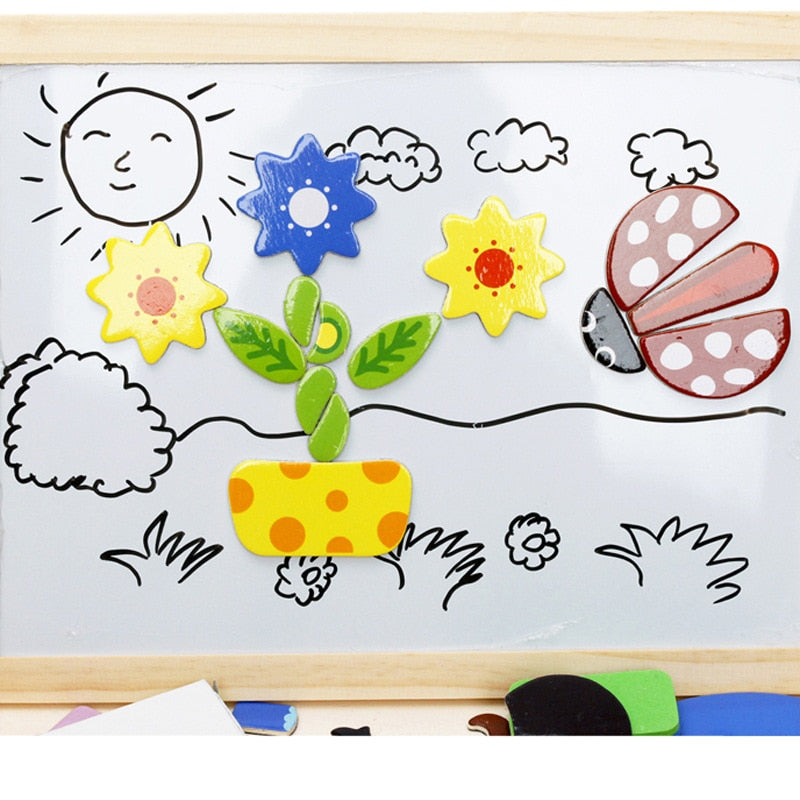 Woods™ - Creative Wooden Magnetic Playboard
