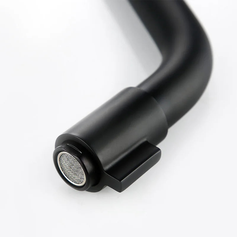 Modern Matte Black Wall-Mounted Faucet - for Luxury Bathroom & Kitchen
