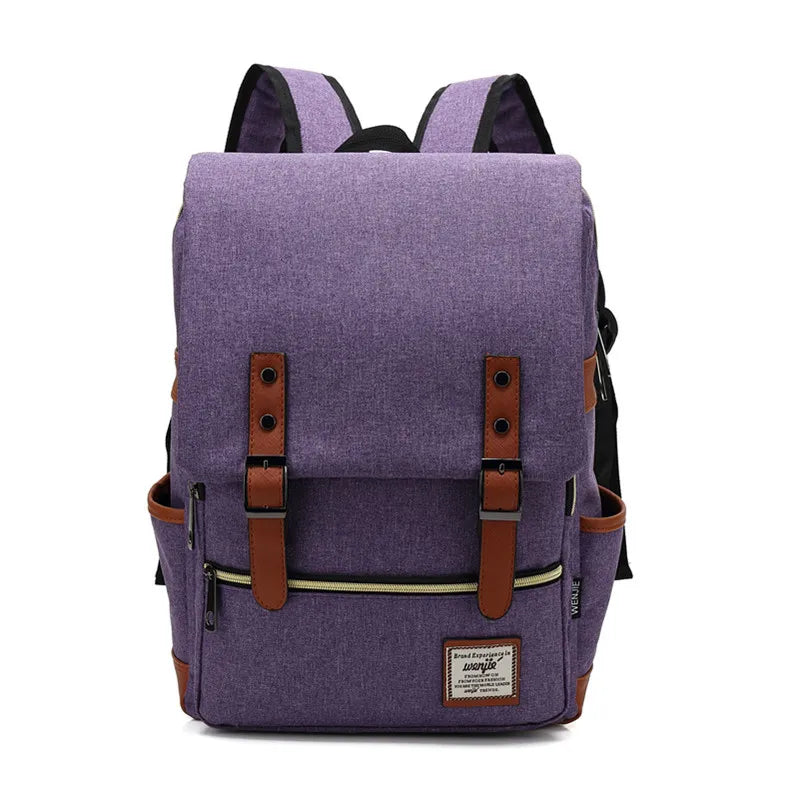 Vintage Oxford Backpack - Stylish Vintage Oxford Backpack for Adventurous Students and Travelers