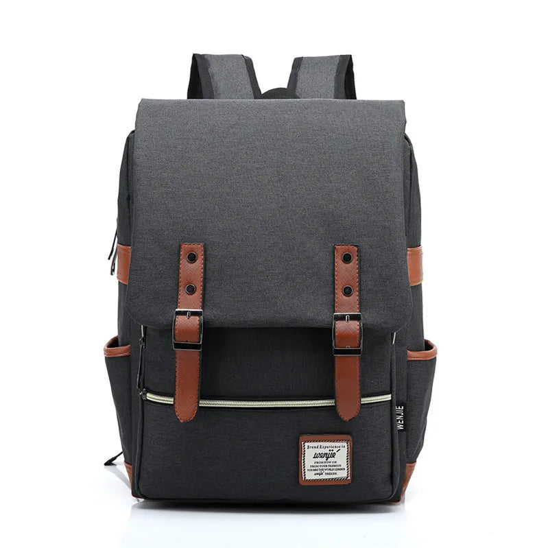 Vintage Oxford Backpack - Stylish Vintage Oxford Backpack for Adventurous Students and Travelers