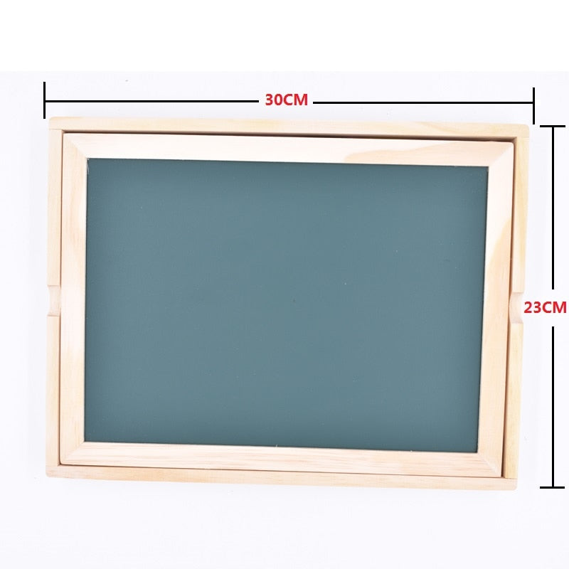 DrawPlay Board - Creative Wooden Magnetic Chalkboard