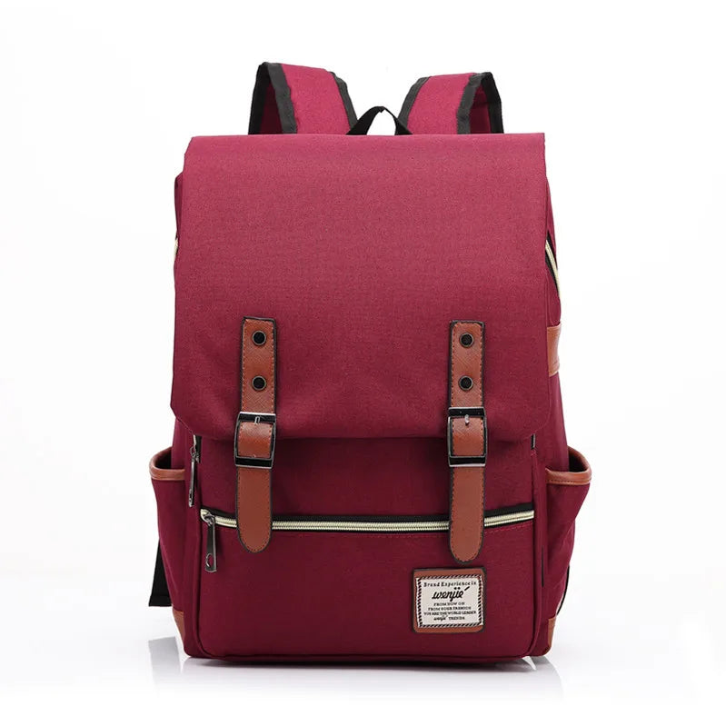 Vintage Oxford Backpack - Stylish Vintage Oxford Backpack for Adventurous Students and Travelers