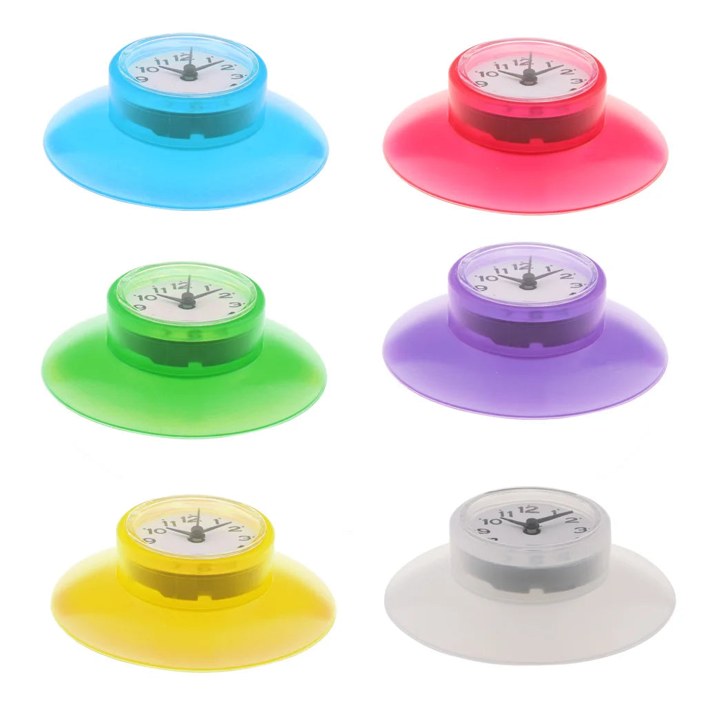 WaterProofClock – Compact Suction Cup Clock for Bathroom