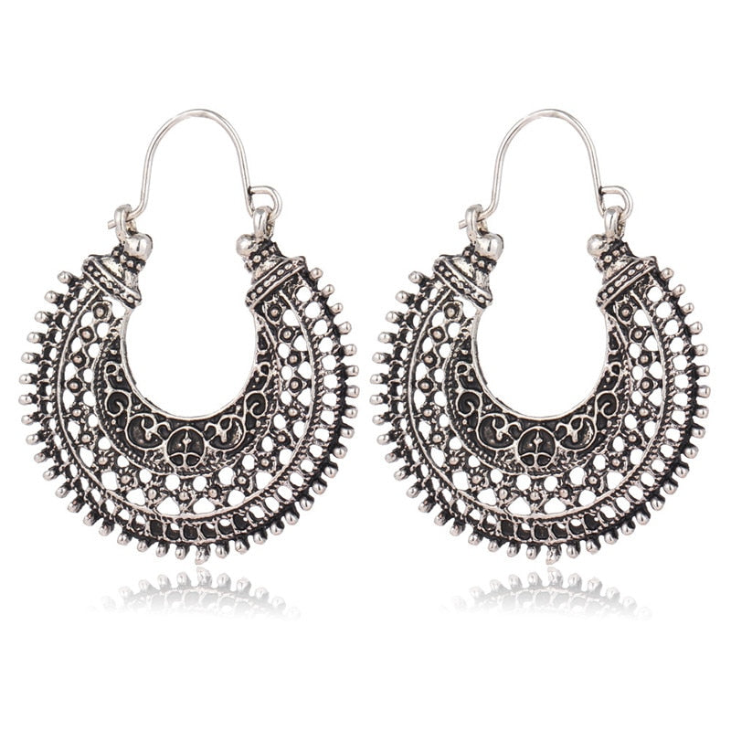 Elegant Tibetan Filigree Earrings Made of High-Quality Sterling Silver!