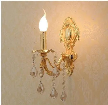 LuminousAura - LED Crystal Ceiling Lamp for an Atmospheric Bedroom