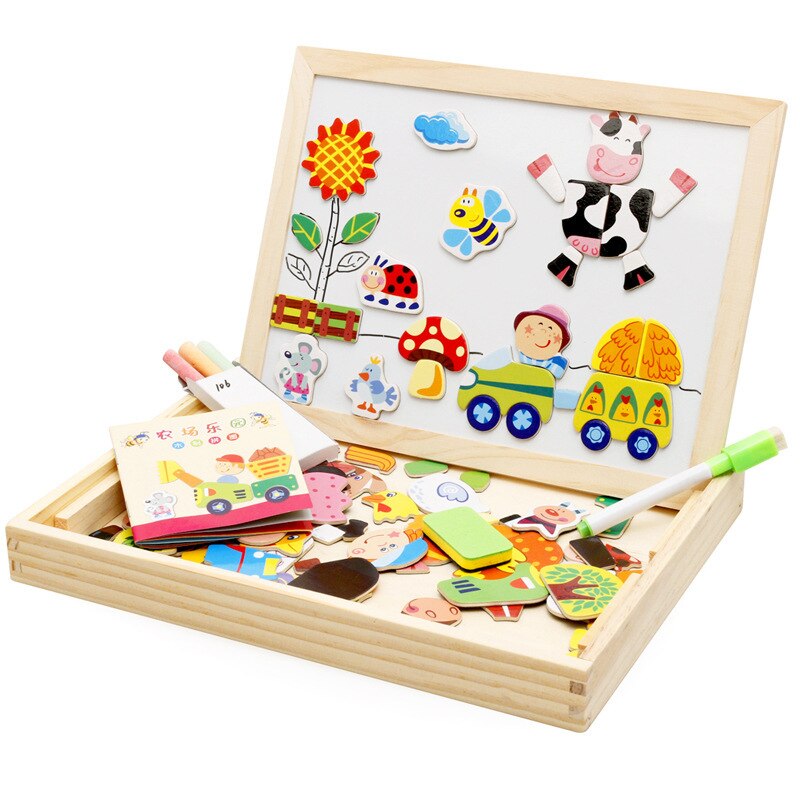 Woods™ - Creative Wooden Magnetic Playboard