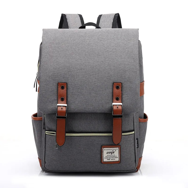 Vintage Oxford Backpack - Stylish Vintage Oxford Backpack for Adventurous Students and Travelers