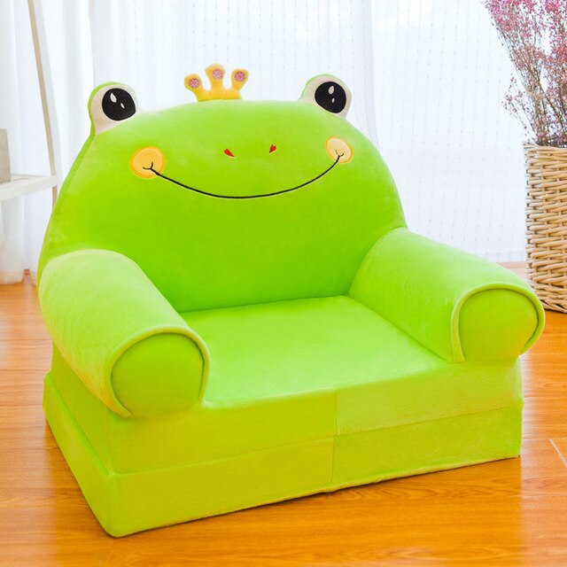 ComfyFold – Luxurious Foldable Velvet Children's Sofa