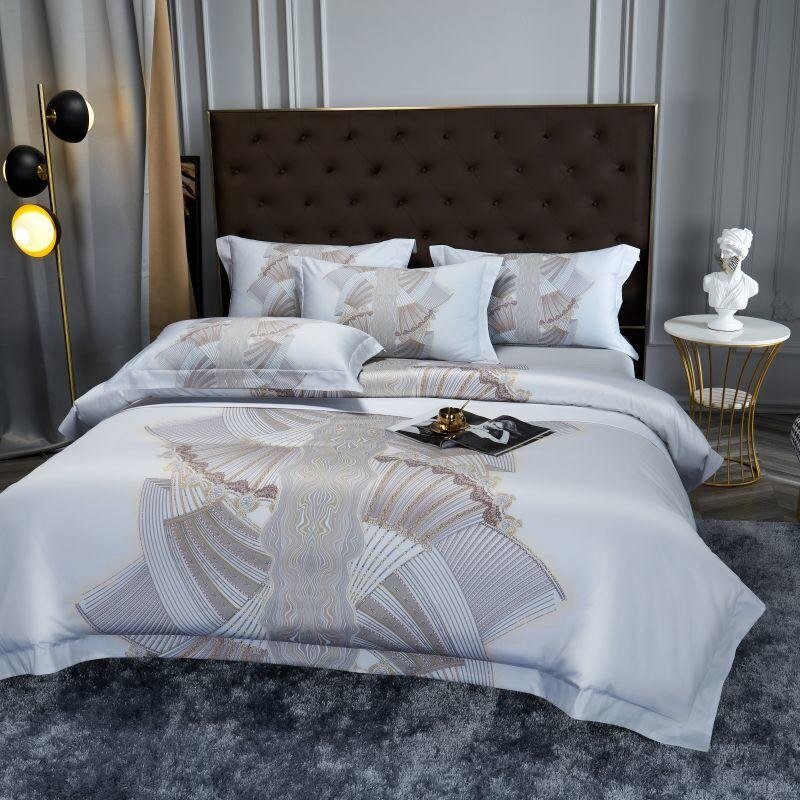 Silver Sails – Luxury Egyptian Cotton Duvet Cover