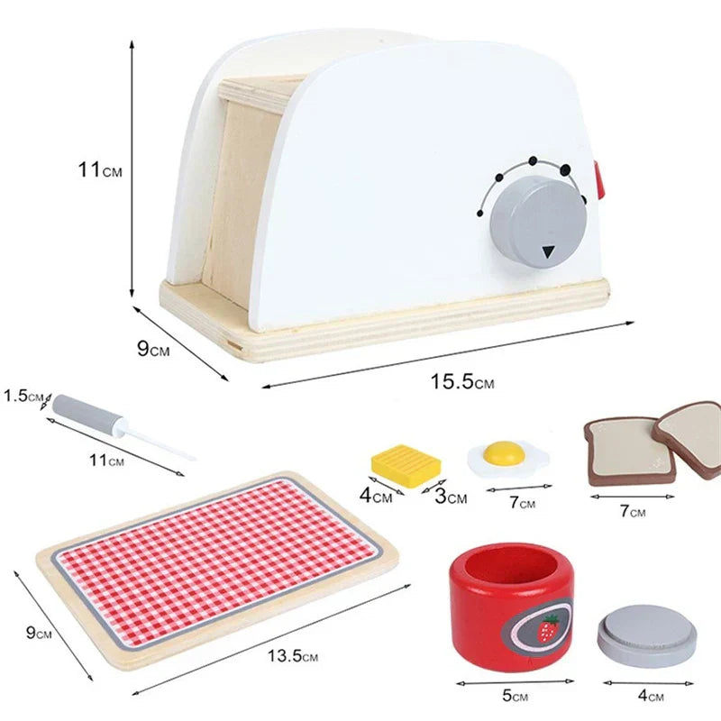 WoodPlay Set – Realistic Wooden Kitchen Toys