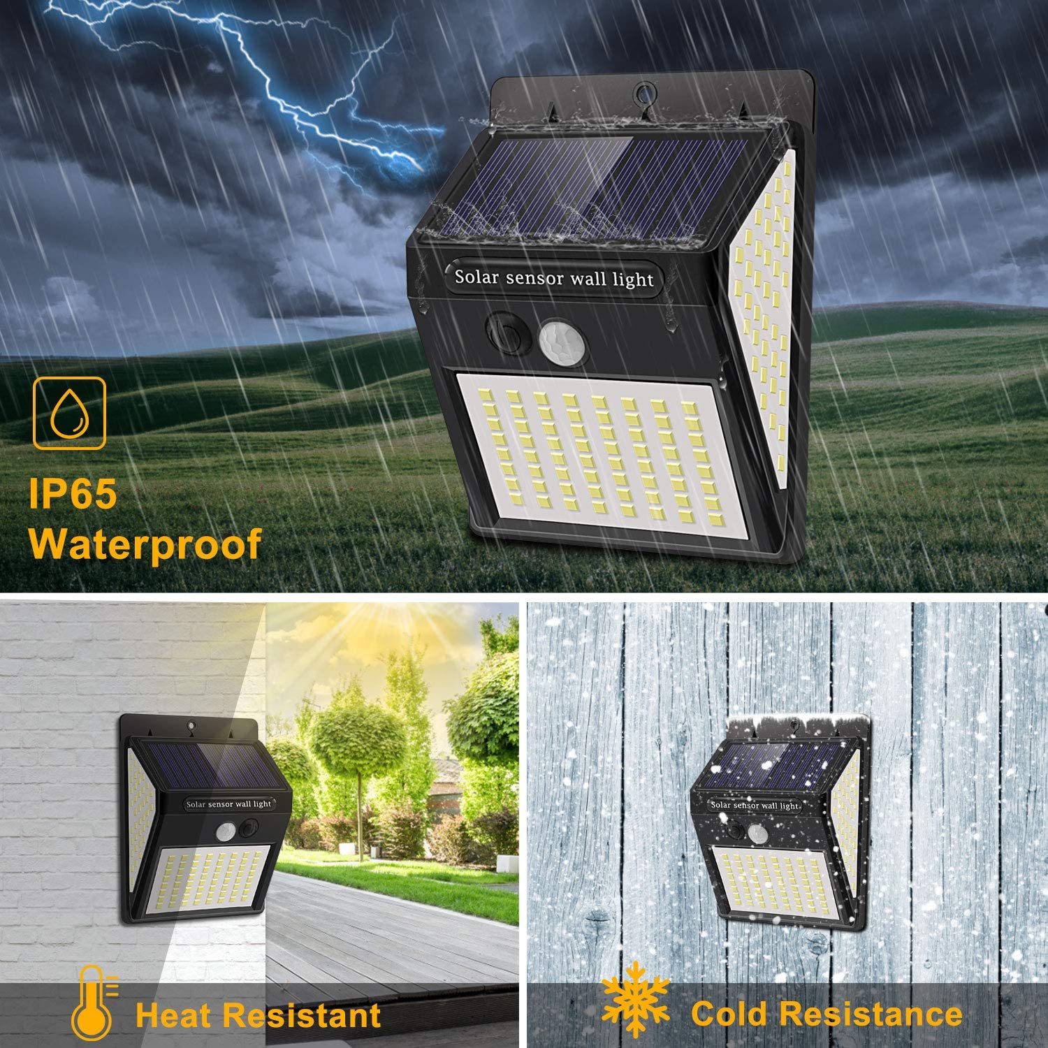 Solar LED Motion Light ™ (incl. Motion Sensor) - Illuminate your garden without wiring!
