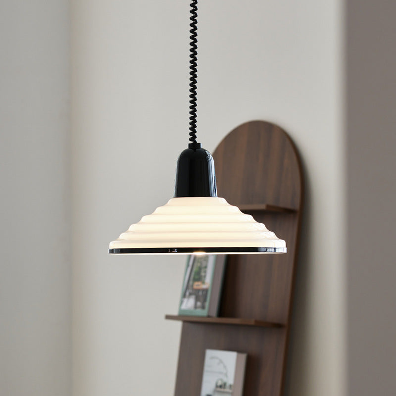 EclatCremeux Chandelier - Refined Cream-Colored Pendant Lamp