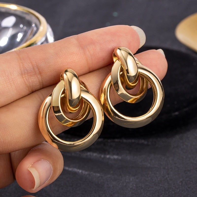 Refined Golden Celestite Earrings for Elegant Style