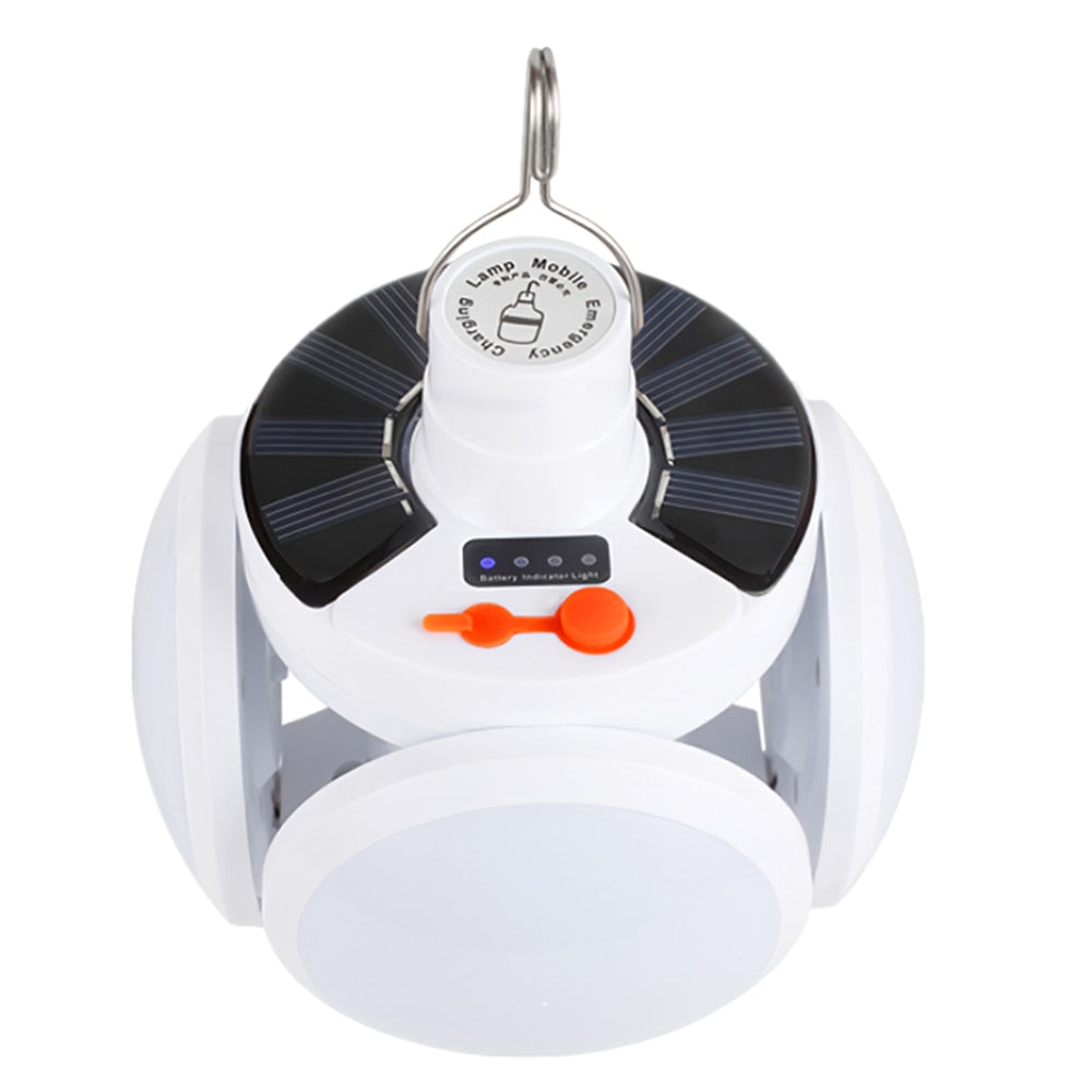 SolarGlow - Stylish Portable Solar Lantern for Outdoors