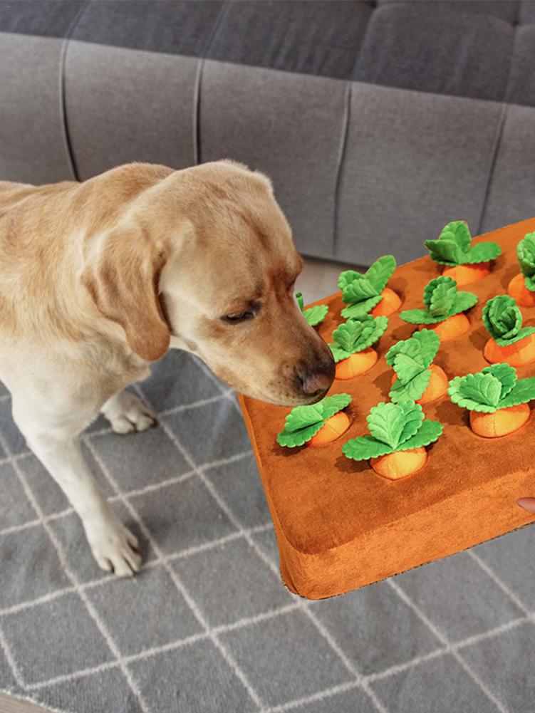 Dog Toys Carrot Plush Toy Pet Vegetable Chew Toy For Dogs Snuffle Mat For Dogs Cats Durable Chew Puppy Toy Dogs Accessories #WO