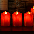 Flameless Fiesta LED Candles - Elegant LED Candle Set for Festive Occasions