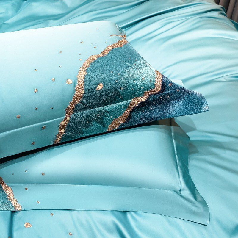 Whimsical Waters – Luxury Egyptian Cotton Duvet Cover Set