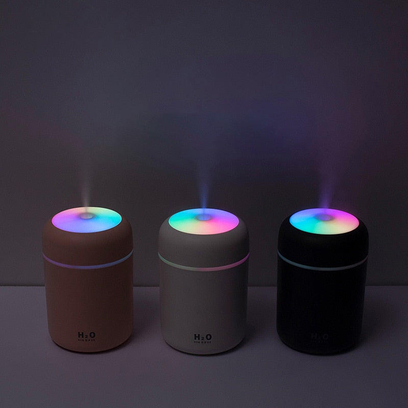 AquaMist Humidifier - Colorful Lighting for Ambiance