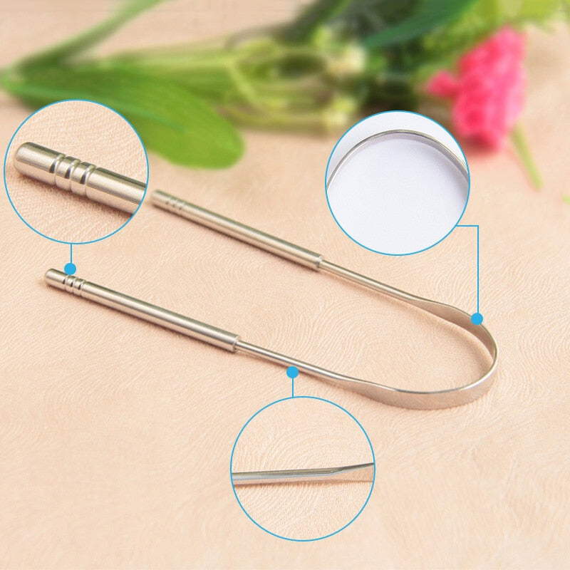ScrapeMaster – Premium Stainless Steel Tongue Scraper