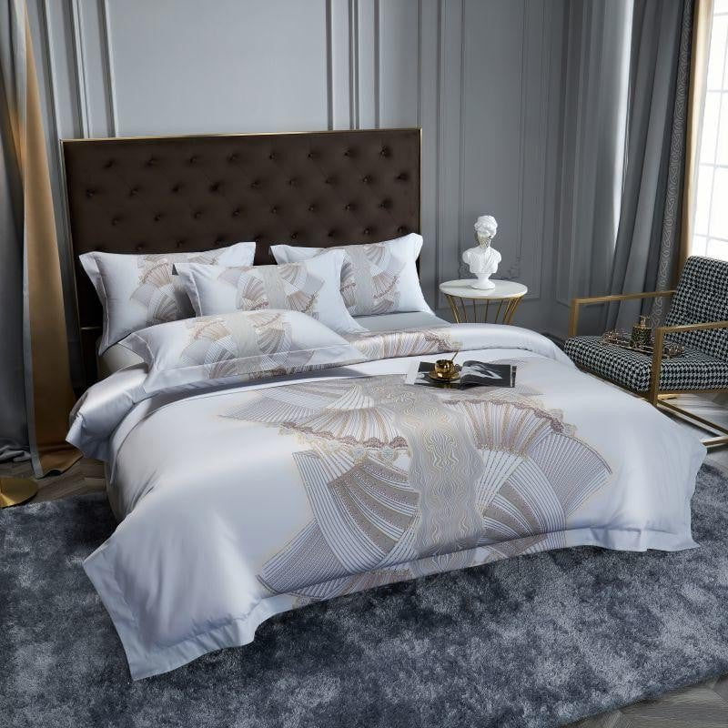 Silver Sails – Luxury Egyptian Cotton Duvet Cover