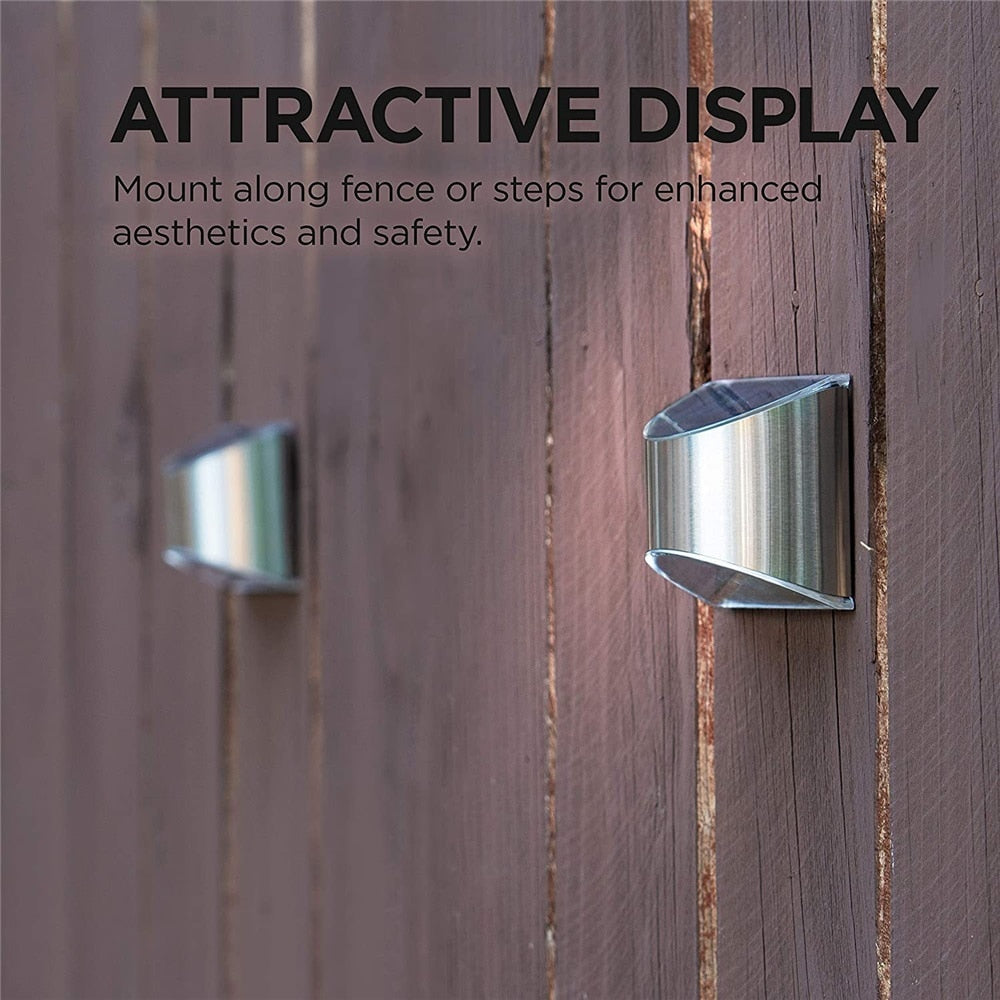 Wireless LED Solar Wall Lights Deluxe - Create the perfect ambiance in your garden!