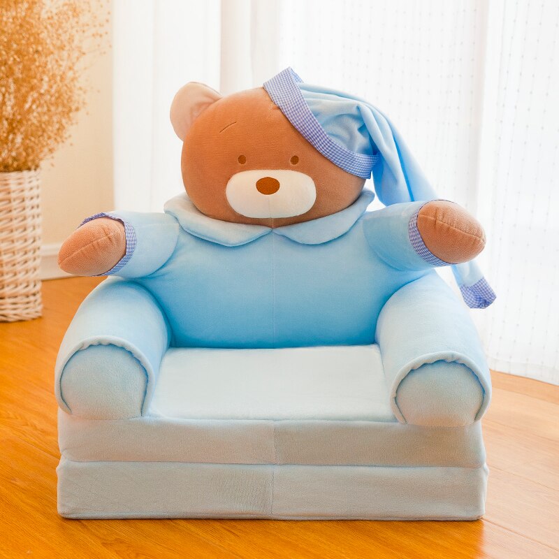 ComfyFold – Luxurious Foldable Velvet Children's Sofa