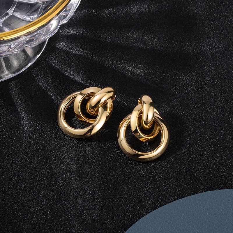 Refined Golden Celestite Earrings for Elegant Style