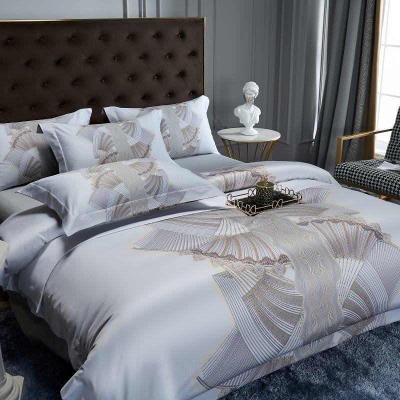 Silver Sails – Luxury Egyptian Cotton Duvet Cover