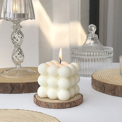 BubbleGlow Candle - Trendy Candle for Your Interiors