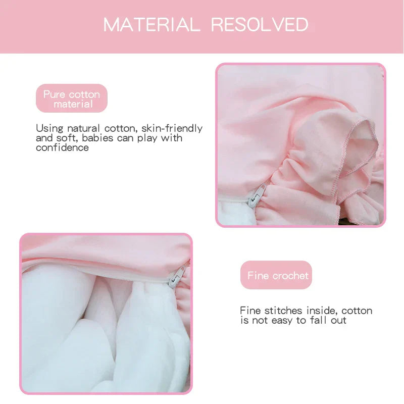 CozyCotton Round Mat – Soft Play and Crawling Mat