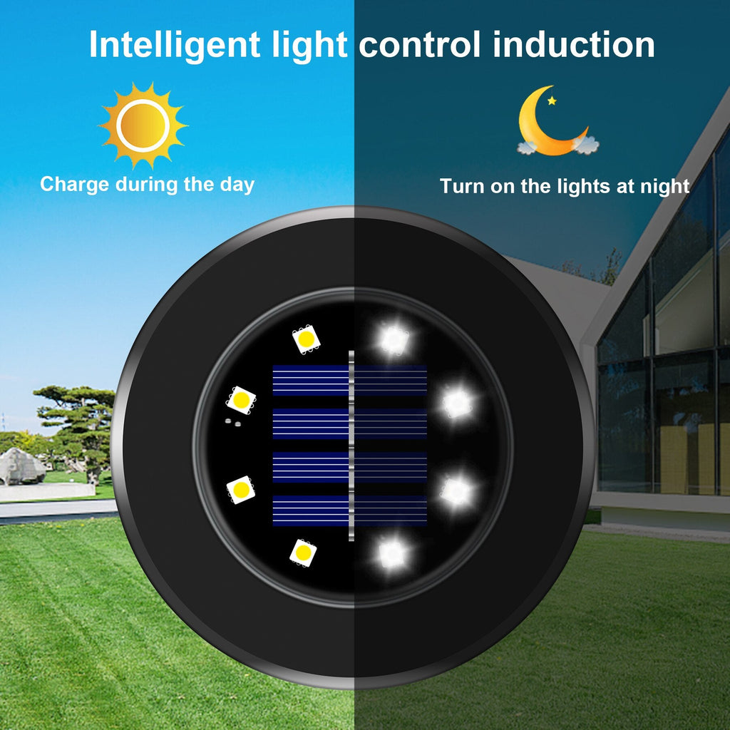 LED Solar Garden Lights Deluxe (Black edition) - Create a wonderful atmosphere in your garden!