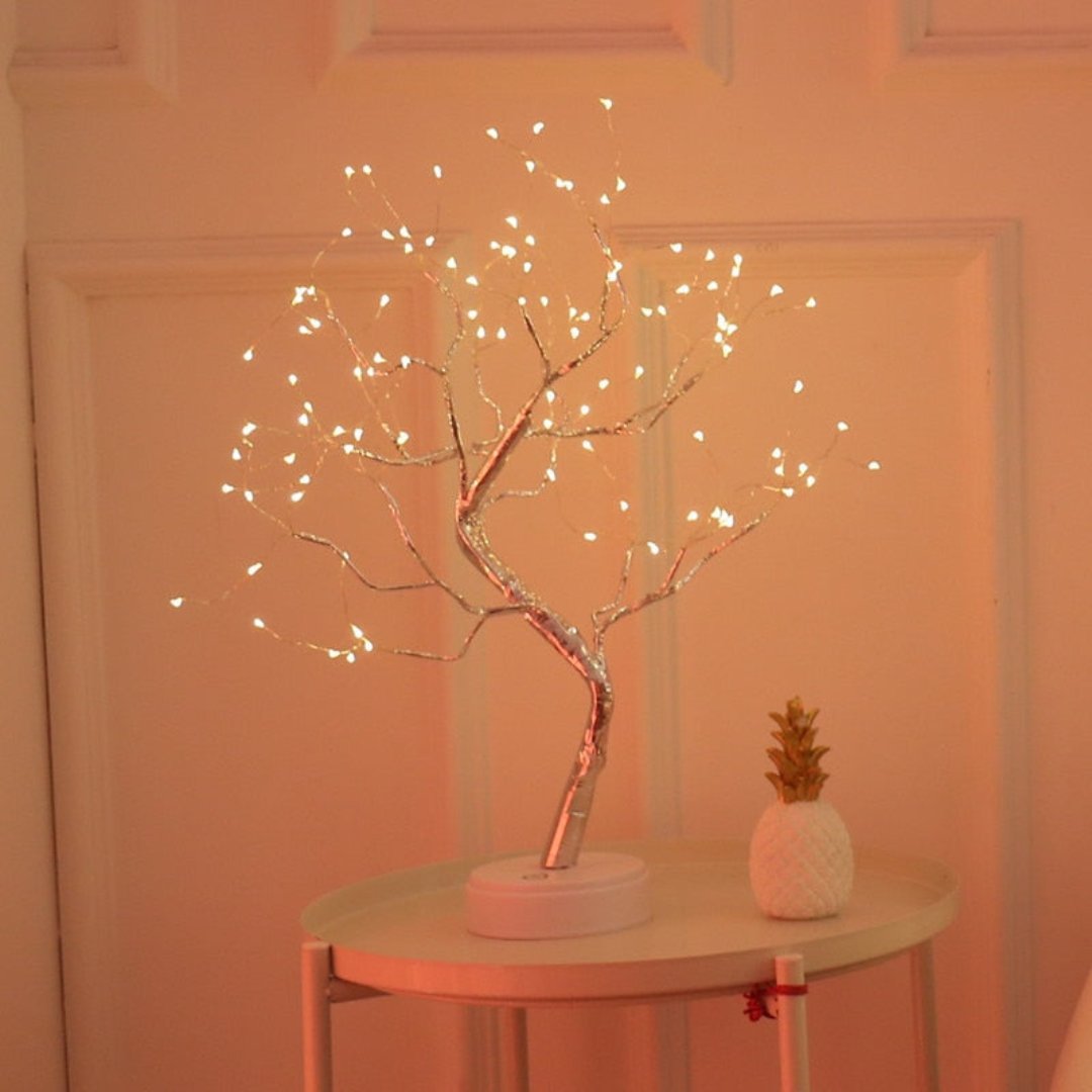 BrightTree Table Lamp - Elegant Bonsai Table Lamp for Atmospheric Spaces and Children
