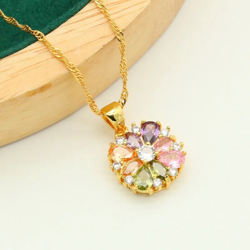 Luminous Dawn Set - Elegant Aurora-Inspired Jewelry