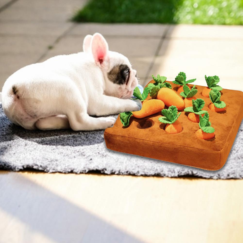 Dog Toys Carrot Plush Toy Pet Vegetable Chew Toy For Dogs Snuffle Mat For Dogs Cats Durable Chew Puppy Toy Dogs Accessories #WO