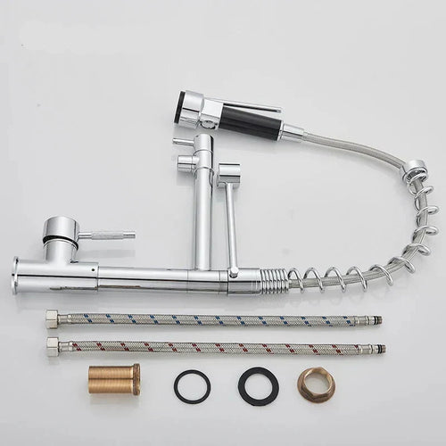 AquaWave Pro – Luxury Kitchen Faucet with Dual Spout