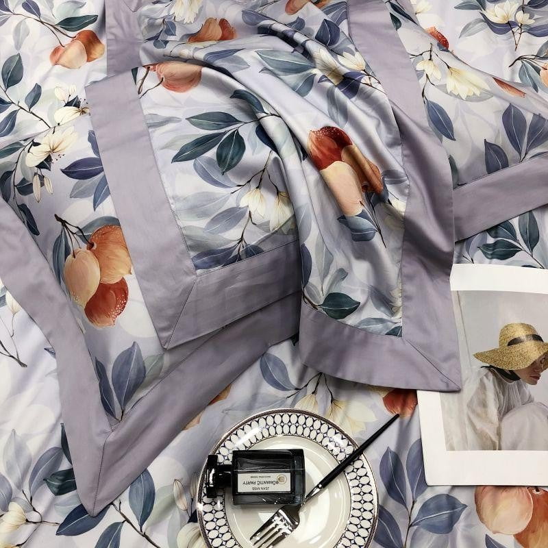 Lavender Bloom – Luxury Egyptian Cotton Duvet Cover Set