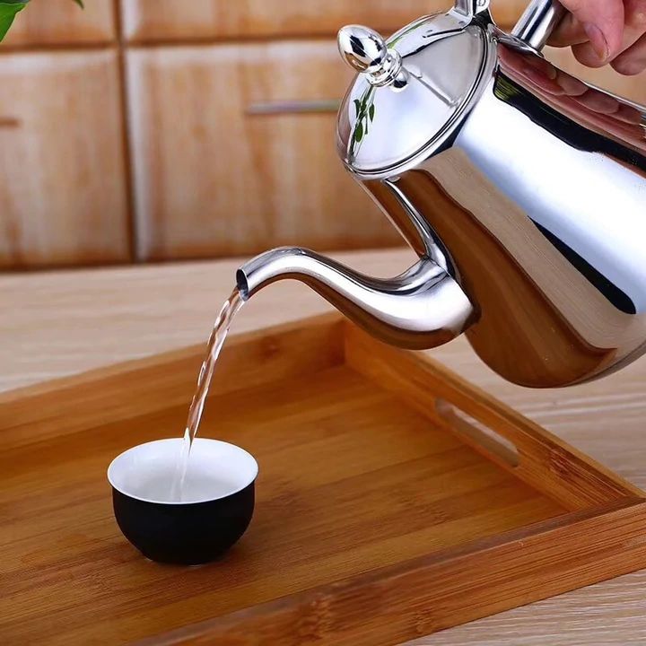 Stylish Infusio Teapot - Made of Stainless Steel for Perfect Tea Moments