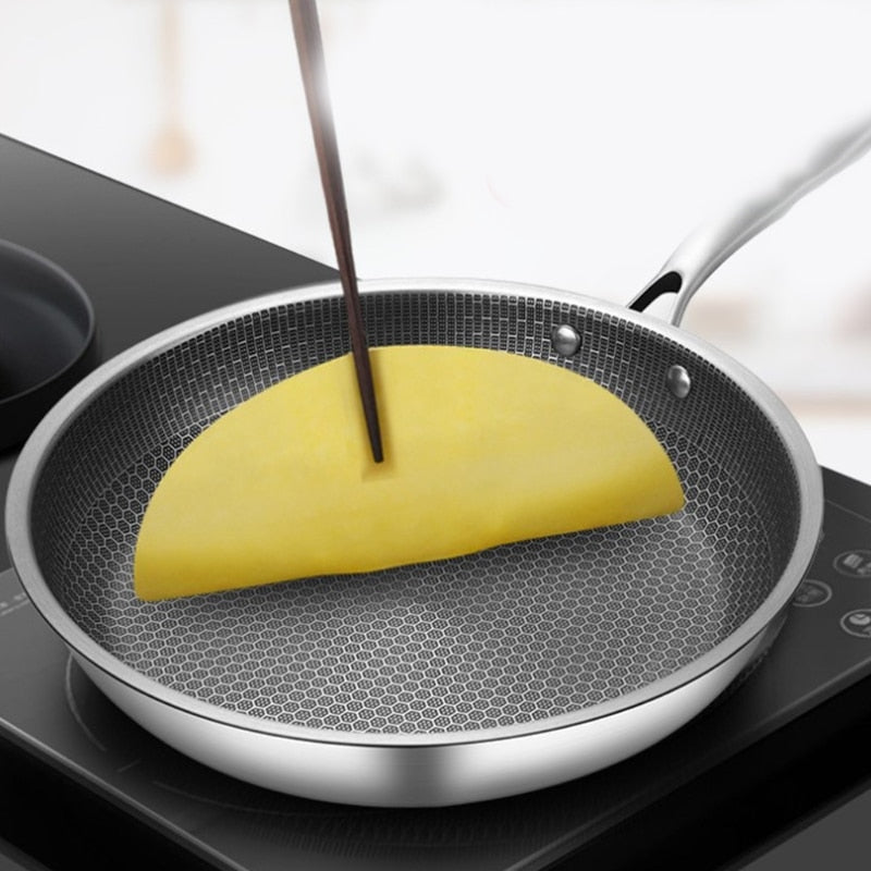 ProCook Elite - Durable Stainless Steel Frying Pan with Non-Stick